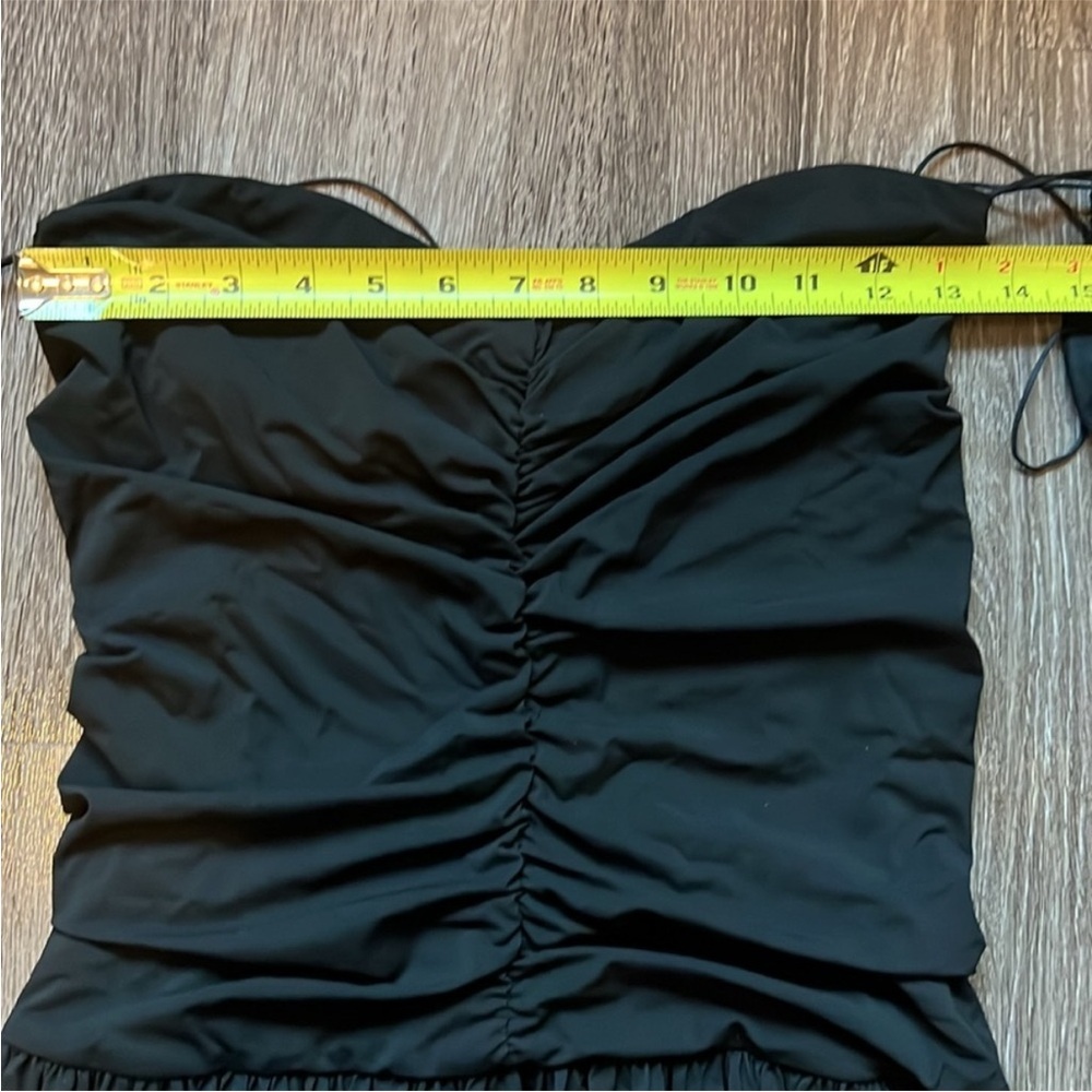 Rosetta Getty Ruched Strapless Dress - Picture 10 of 13